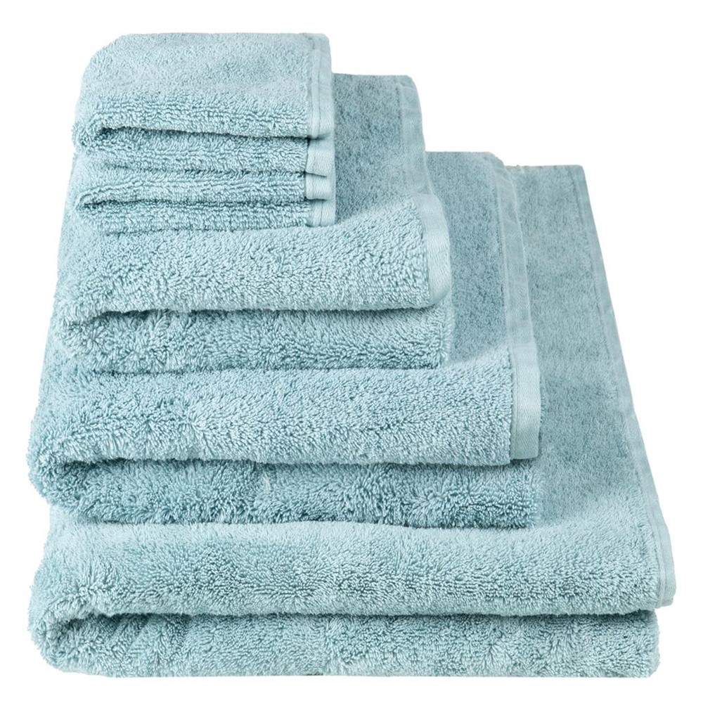 Loweswater Organic Cotton Towels By Designers Guild in Porcelain Blue